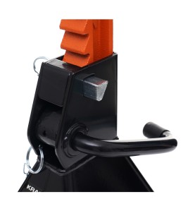 Kobyłki samochodowe KD3183 - szczegół mechanizmu zapadkowego i dźwigni