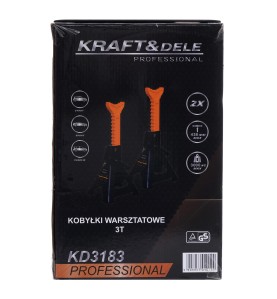 Opakowanie kobyłek samochodowych 3T KD3183 - widok frontowy pudełka