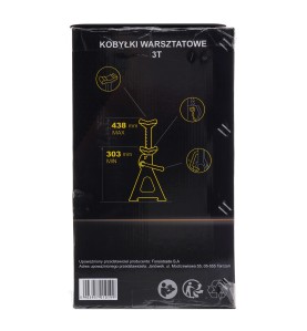 Opakowanie kobyłek samochodowych 3T KD3183 - specyfikacja techniczna na pudełku