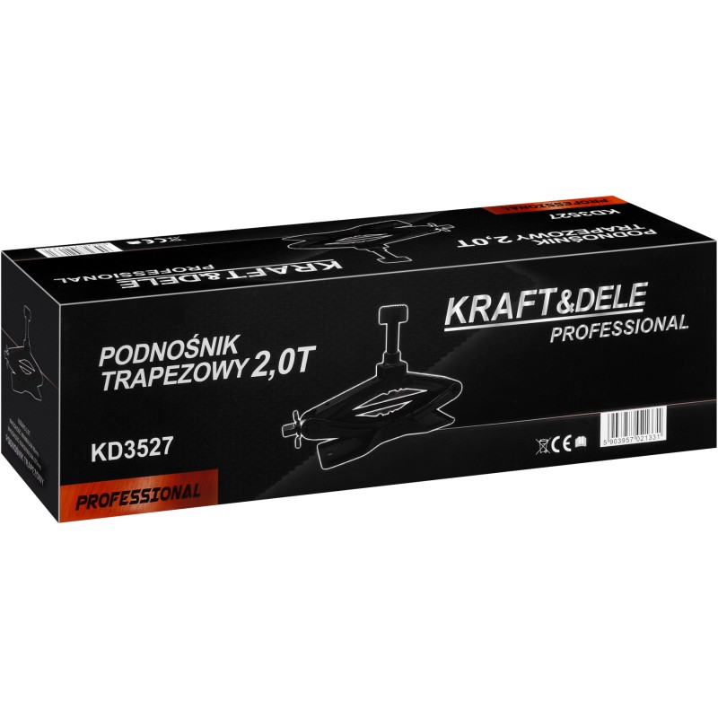Podnośnik trapezowy 2T 135-445mm KRAFT&DELE KD3527 Podnośnik trapezowy 2T 135-445mm KRAFT&DELE KD3527