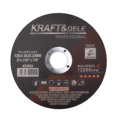 Tarcza do cięcia metalu 125x1.0x22,23 mm KD1993 - zdjęcie główne