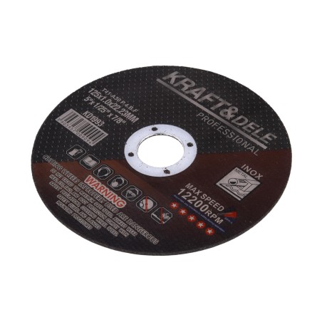 Metalo pjovimo diskas 125x1.0x22.23 mm KRAFT&DELE KD1993