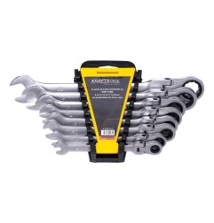 Klucze płasko-oczkowe 8-22mm 8szt. KD11302 - zdjęcie główne