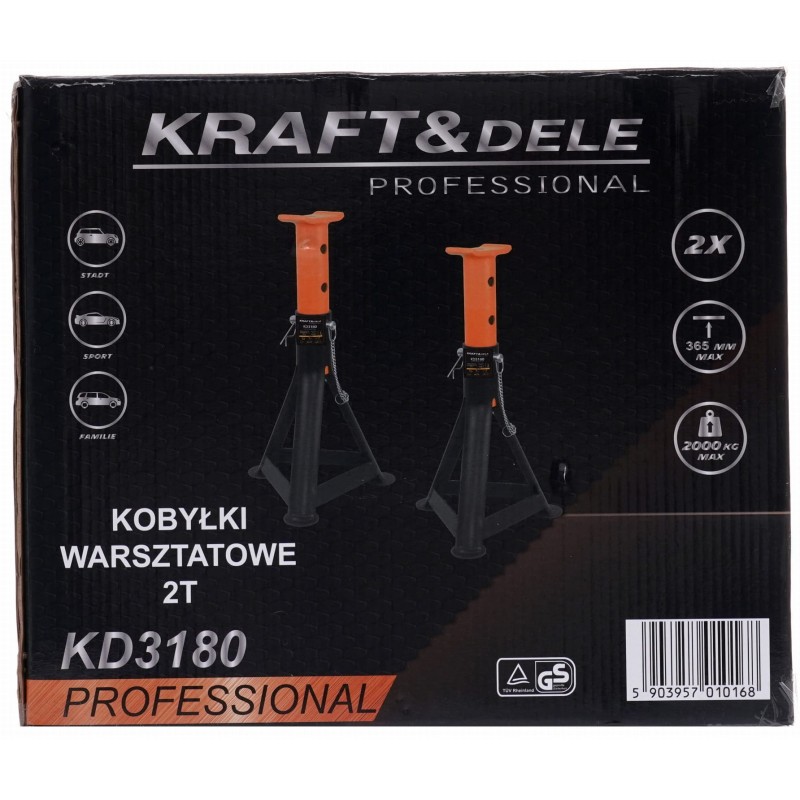 Automobiliniai stovai 2T 265-365mm KRAFT&DELE KD3180