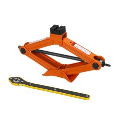 Podnośnik trapezowy 2T 120-420mm KD3526 - zdjęcie główne z kluczem