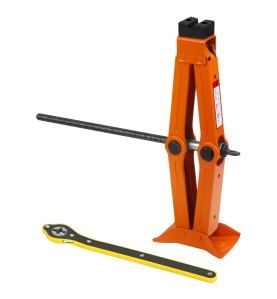 Podnośnik trapezowy 2T 120-420mm KD3526 w pozycji pionowej z kluczem