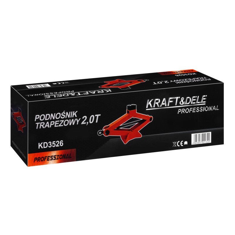 Trapéz emelő 2T 120-420mm KRAFT&DELE KD3526 Trapéz emelő 2T 120-420mm KRAFT&DELE KD3526