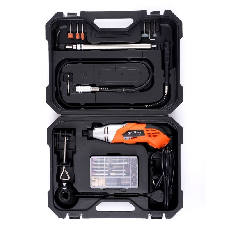 Mini-Schleifer 270W + Zubehör 126-tlg. KRAFT&DELE KD10752 Mini-Schleifer 270W + Zubehör 126-tlg. KRAFT&DELE KD10752