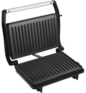 Elektrogrill KD4200 in geöffneter Position aufgestellt