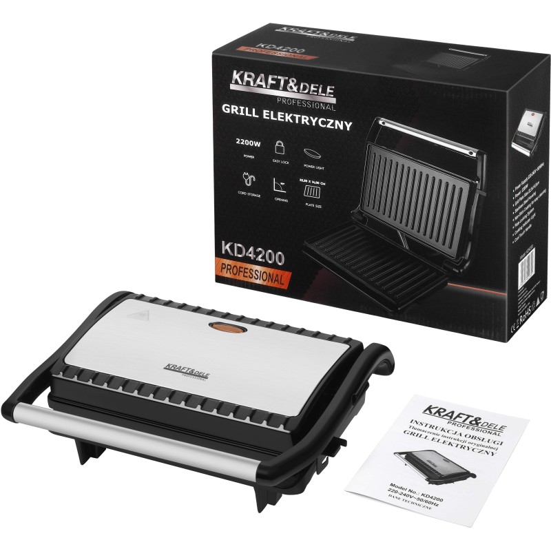 KRAFT&DELE Elektrogrill 2200W KD4200