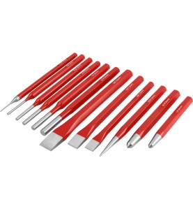 Kraft&Dele Körner- und Meißel-Set KD10111 diagonal angeordnet