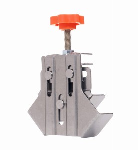 Widok z tyłu na mechanizm regulacyjny zacisku narożnego Kraft&Dele KD1195