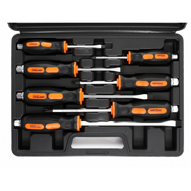 Schlosser-Schlag-Schraubendreher-Set 7-tlg. KRAFT&DELE KD10899