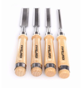 Holzbeitel-Set KD11771 - Ansicht der Griffe und Zwingen