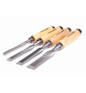 Professionelle Holzbeitel KD11771 - Seitenansicht der Griffe