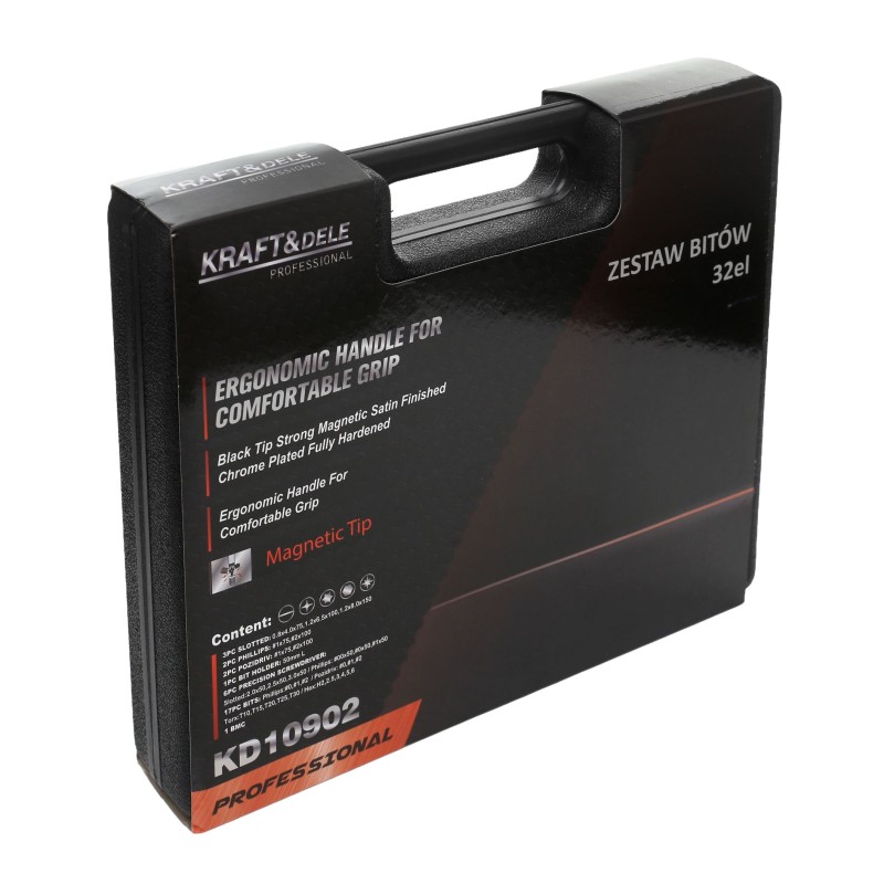 Csavarhúzó és bitfej készlet 32db KRAFT&DELE KD10902