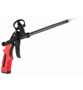 Pistolet do piany montażowej KD10367 podczas dozowania piany