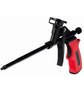Pistolet do piany montażowej KD10367 z widocznym pokrętłem regulacji