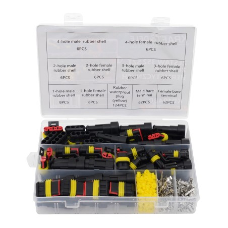 Hermetiškų jungčių rinkinys 352 vnt. KRAFT&DELE KD10480
