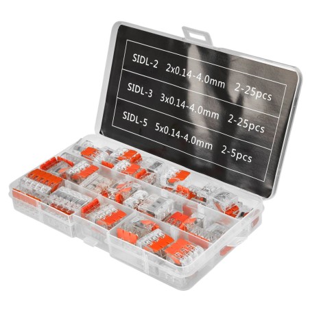 Greito sujungimo jungčių rinkinys 55 vnt. KRAFT&DELE KD11292