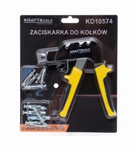 Zaciskarka do kołków KD10574 w oryginalnym opakowaniu typu blister