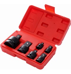 Adaptery redukcyjne udarowe 6el. KD10524 - zdjęcie główne w otwartym czerwonym etui