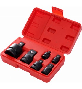Adaptery redukcyjne udarowe 6el. KD10524 - zdjęcie główne w otwartym czerwonym etui