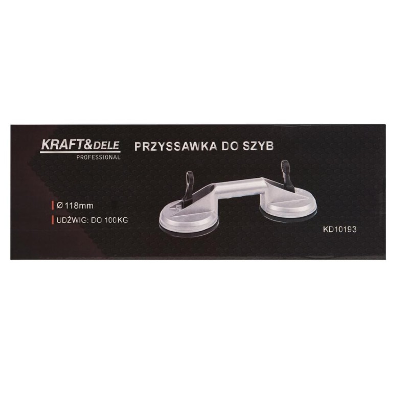 Przyssawka do szyb i paneli 100kg KRAFT&DELE KD10193