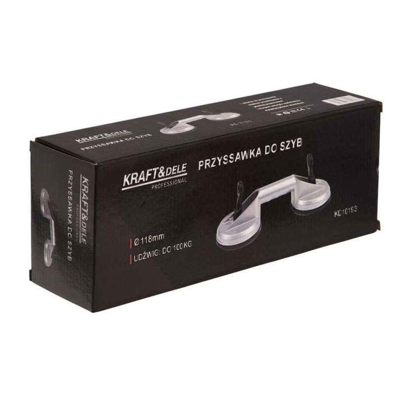 Przyssawka do szyb i paneli 100kg KRAFT&DELE KD10193