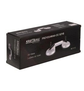 Kartonverpackung für Glas-Saugheber KD10193 - Schrägansicht