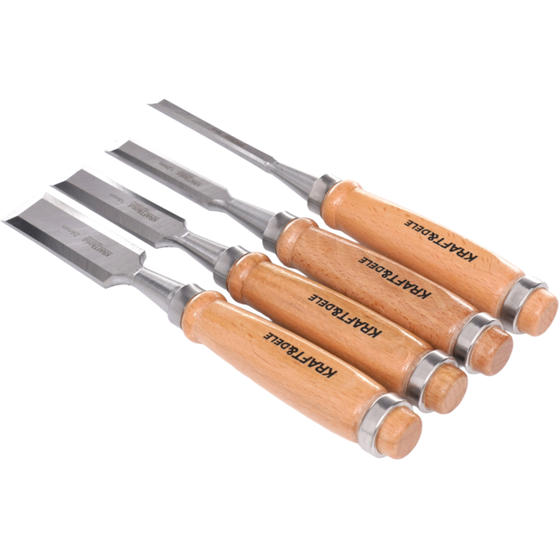 Asztalos vésőkészlet 6, 12, 18, 24mm KRAFT&DELE KD11770