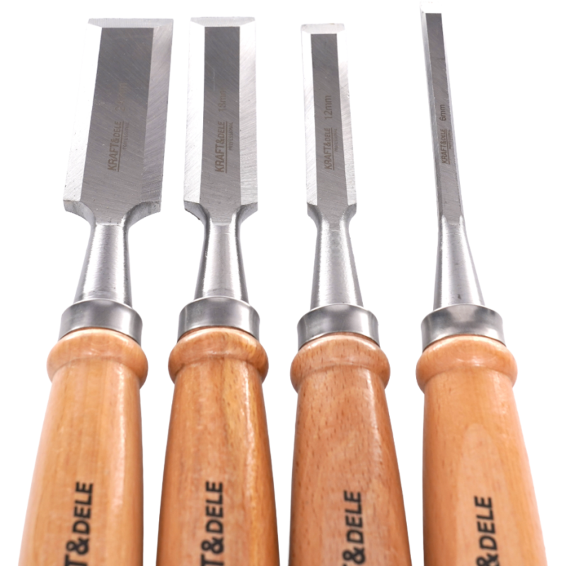 Asztalos vésőkészlet 6, 12, 18, 24mm KRAFT&DELE KD11770