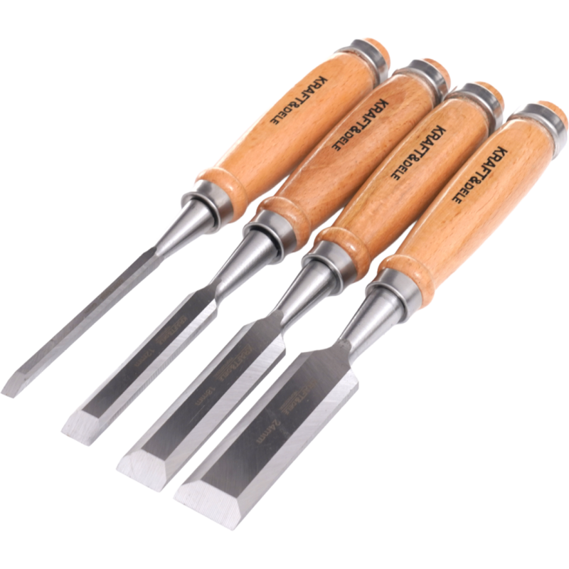 Stechbeitel Set 6, 12, 18, 24mm KRAFT&DELE KD11770 Stechbeitel Set 6, 12, 18, 24mm KRAFT&DELE KD11770
