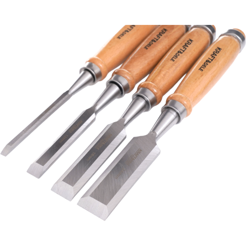 Asztalos vésőkészlet 6, 12, 18, 24mm KRAFT&DELE KD11770