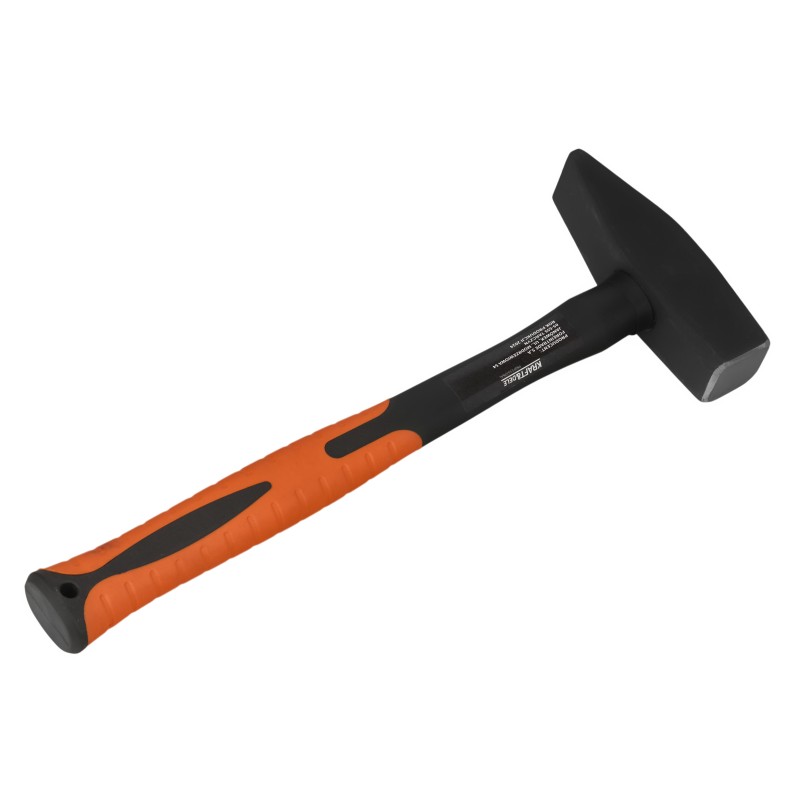 Staklininko plaktukas su stiklo pluošto kotu 1kg 30cm KRAFT&DELE KD282