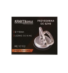 Opakowanie przyssawki do szyb Kraft&Dele KD10192 z parametrami technicznymi