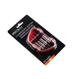 Zestaw wykrętaków do śrub KD10263 na opakowaniu typu blister