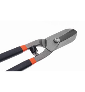Nożyce do cięcia blachy 225mm KD10363 - widok na ostrza i mechanizm rozwierający