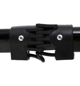 Nahaufnahme des Klappmechanismus des Schleifer-Auslegers