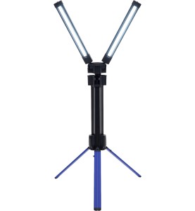 Lampa na statywie KD1266 z rozłożonymi panelami świetlnymi w kształcie litery V