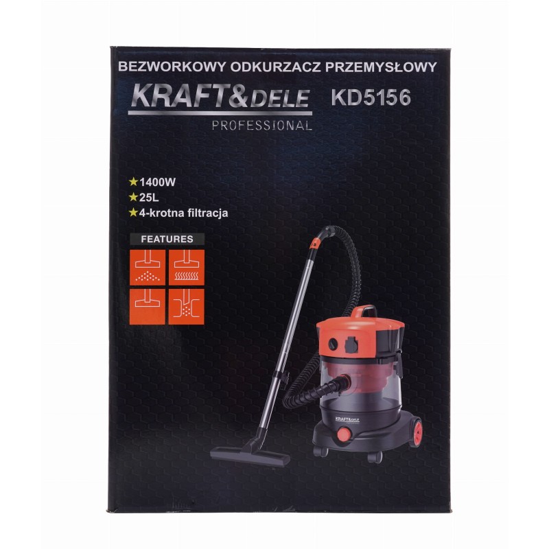 Industriestaubsauger beutellos KRAFT&DELE KD5156 Industriestaubsauger beutellos KRAFT&DELE KD5156