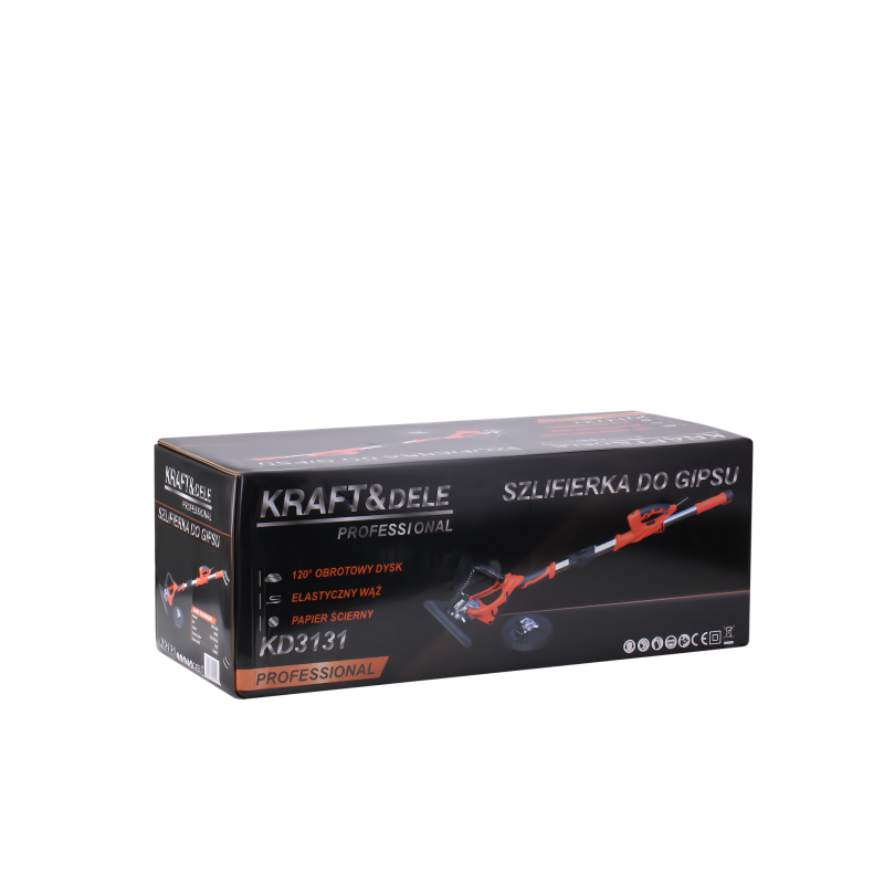 Gipszcsiszoló LED világítással 1500W KRAFT&DELE KD3131 Gipszcsiszoló LED világítással 1500W KRAFT&DELE KD3131
