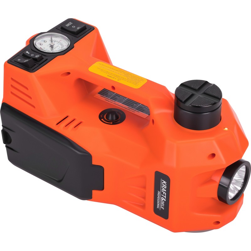 Automobilinis domkratas 12V + kompresorius + žibintuvėlis KD1367 Automobilinis domkratas 12V + kompresorius + žibintuvėlis KD1367