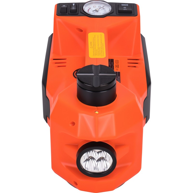 Automobilinis domkratas 12V + kompresorius + žibintuvėlis KD1367 Automobilinis domkratas 12V + kompresorius + žibintuvėlis KD1367