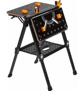 Stół wielofunkcyjny KD11871 z jedną częścią blatu ustawioną pionowo