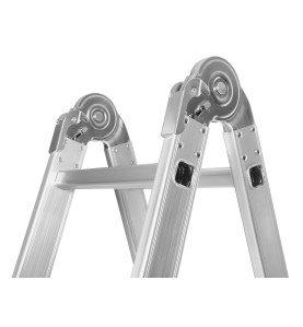 Górne zawiasy i konstrukcja drabiny aluminiowej KD4070