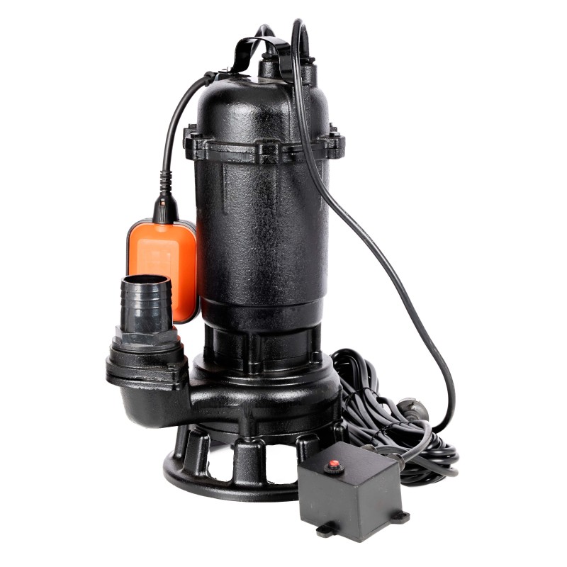 Wasserpumpe mit Häcksler und Schwimmer 3200W KRAFT&DELE KD765
