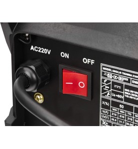 AC 220V Netzschalter an der Rückseite des Schweißgeräts KD3421