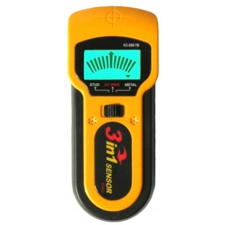 KRAFT&DELE KD10401 Metall- und Spannungsdetektor - Hauptbild mit LCD-Anzeige