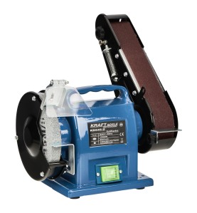 Szlifierka stołowa taśmowa 1800W KD545-Z widok z boku na mechanizm taśmy